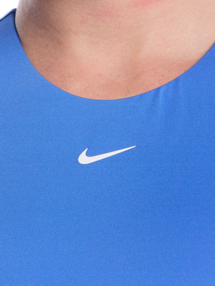 Nike Swim Women's Cropped Swim Top - Blue Crystal alternate image 2