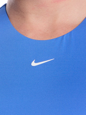 Nike Swim Women's Cropped Swim Top - Blue Crystal alternate image 2