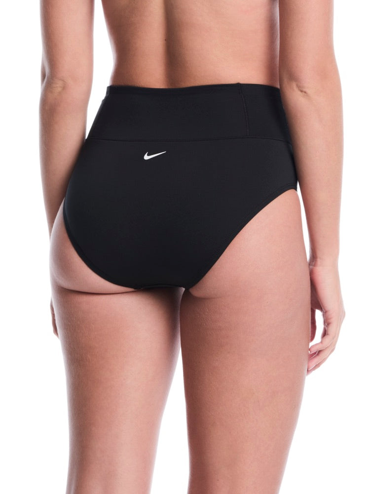 Nike Swim Effortless Essential Women's High Waist Full Bottom - Black alternate image 1