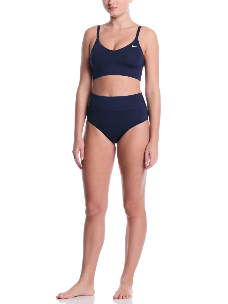 Nike Swim Effortless Essential Women's High Waist Full Bottom - Midnight Navy alternate image 3
