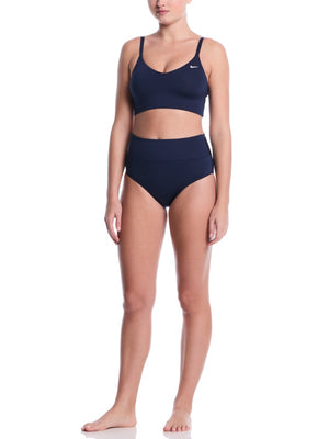 Nike Swim Effortless Essential Women's High Waist Full Bottom - Midnight Navy alternate image 3