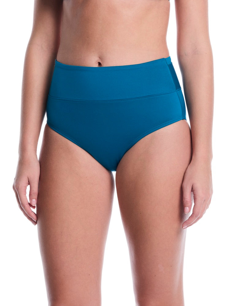 Nike Swim Effortless Essential Women's High Waist Full Bottom - Green Abyss