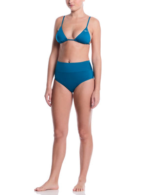Nike Swim Effortless Essential Women's High Waist Full Bottom - Green Abyss alternate image 3
