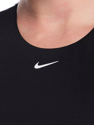 Nike Swim Effortless Essential Women's Cap Sleeve Swim Top - Black alternate image 2