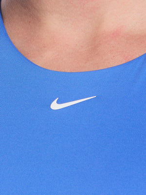 Nike Swim Effortless Essential Women's Cap Sleeve Swim Top - Blue Crystal alternate image 2