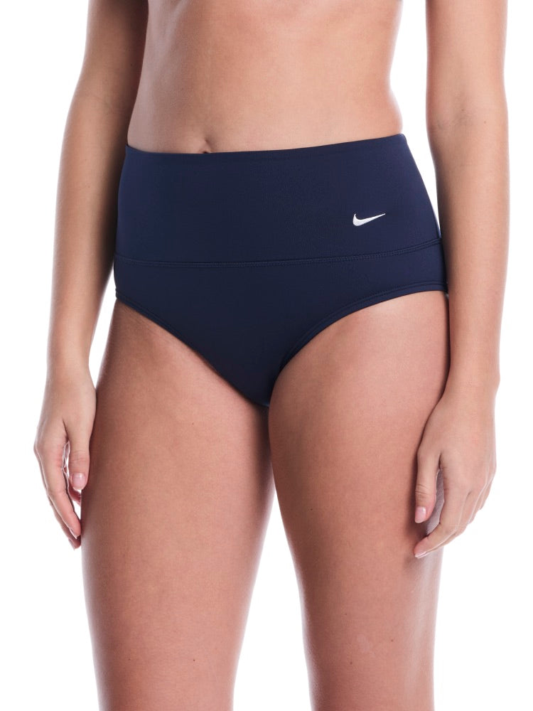 Nike Swim Women's High Waist Full Bottom - Midnight Navy