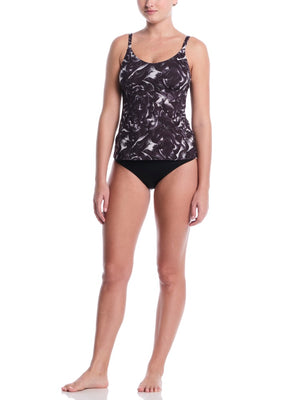 Nike Swim Women's V-Neck Tankini - Black alternate 3