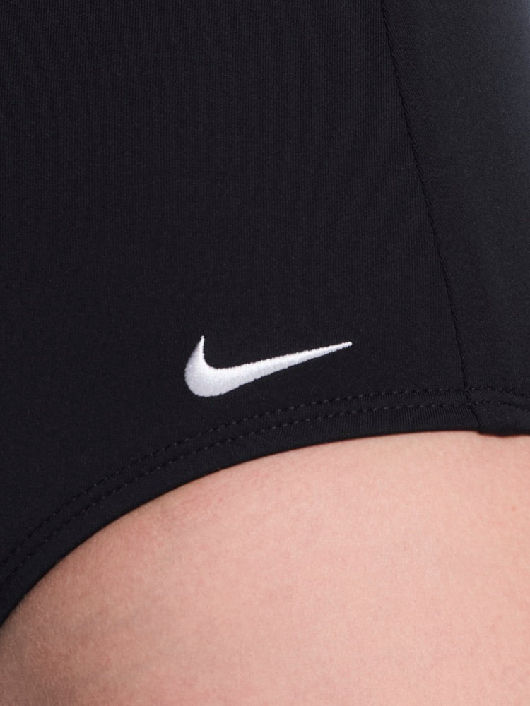 Nike Swim Women's V-Back One Piece - Black alternate image 2