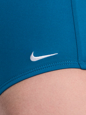 Nike Swim Women's V-Back One Piece - Green Abyss alternate image 2