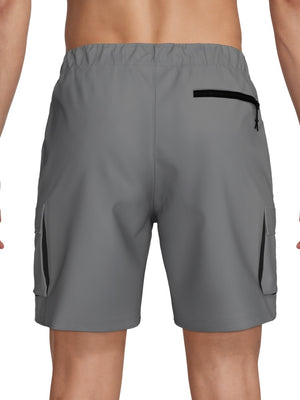 Nike Swim Voyage Essential Men's 7" Brief-Lined Volley Short - Cool Grey alternate image 3