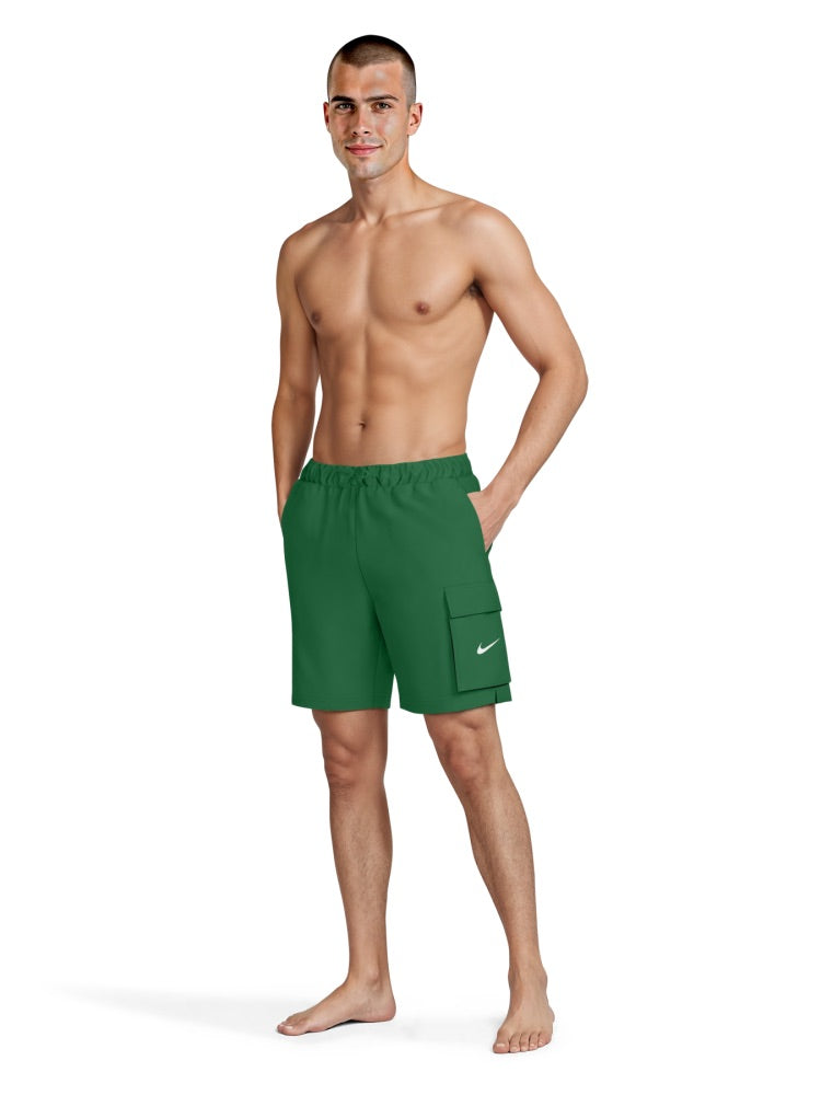 Nike Swim Voyage Essential Men's 7" Brief-Lined Volley Short - Malachite