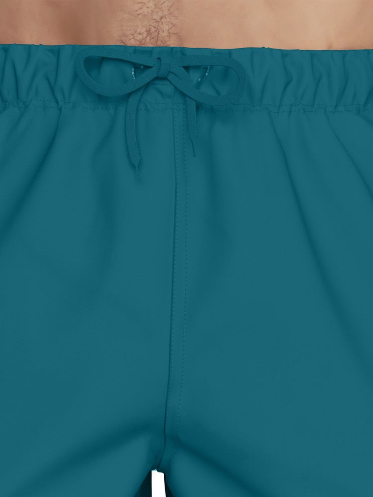 Nike Swim Voyage Essential Men's 7" Brief-Lined Volley Short - Green Abyss alternate image 4