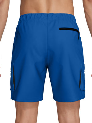 Nike Swim Voyage Essential Men's 7" Brief-Lined Volley Short - Game Royal alternate image 3