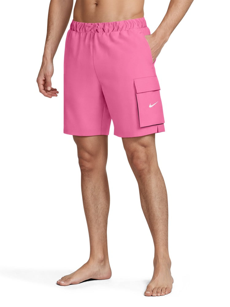 Nike Swim Voyage Essential Men's 7" Brief-Lined Volley Short - Pink Glow alternate image 1
