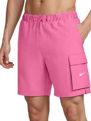 Nike Swim Voyage Essential Men's 7" Brief-Lined Volley Short - Pink Glow alternate image 2
