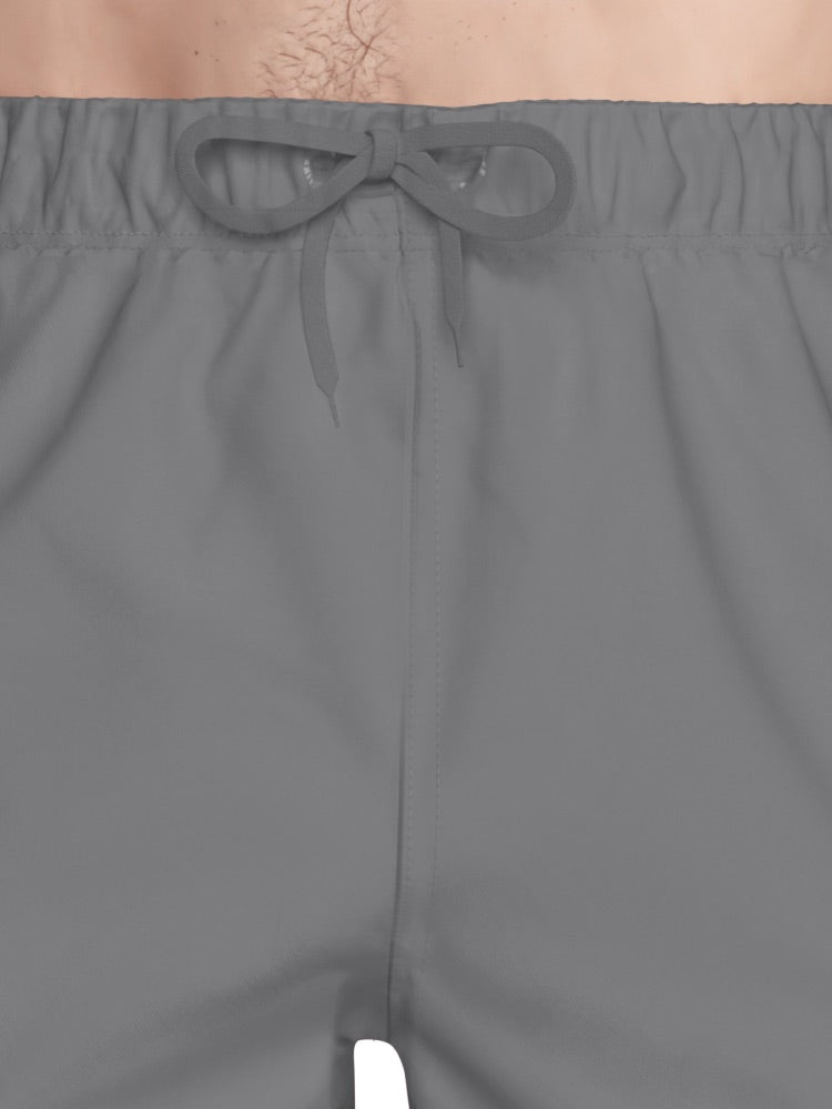 Nike Swim Voyage Essential Men's 5" Brief-Lined Volley Short - Cool Grey alternate image 4