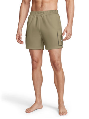 Nike Swim Voyage Essential Men's 5" Brief-Lined Volley Short - Parachute Beige alternate image 1