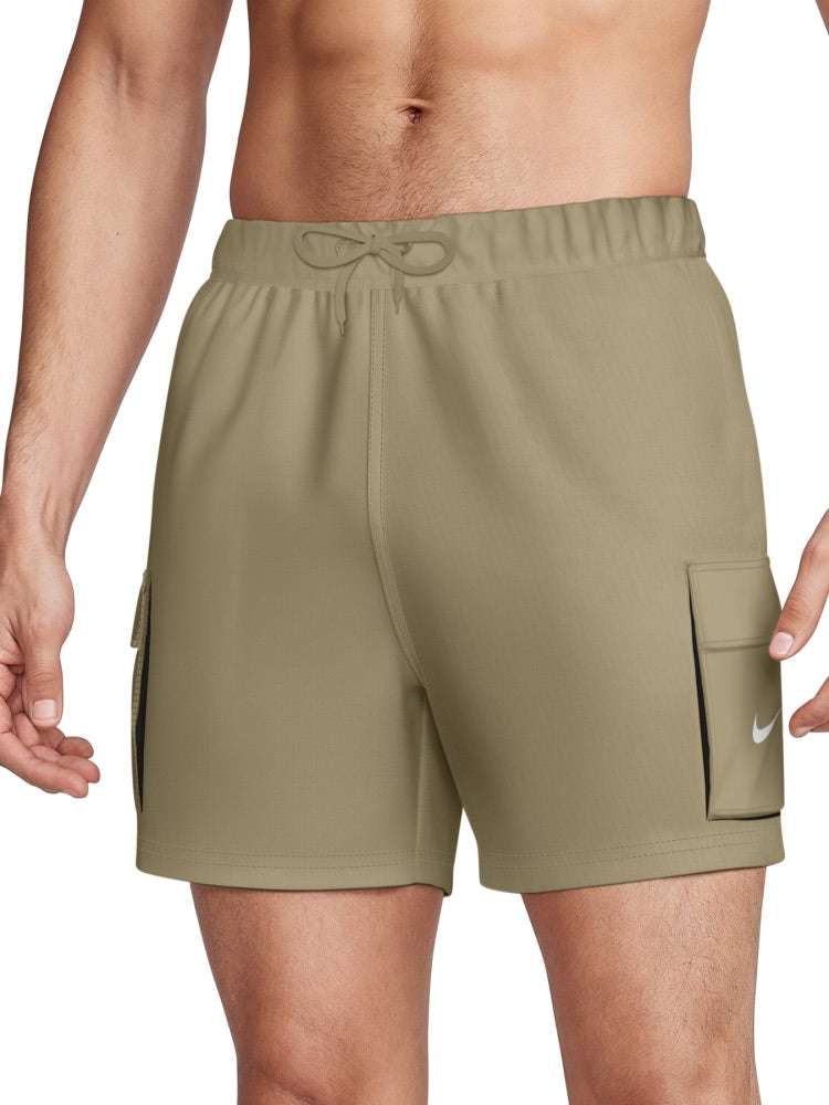 Nike Swim Voyage Essential Men's 5" Brief-Lined Volley Short - Parachute Beige alternate image 2