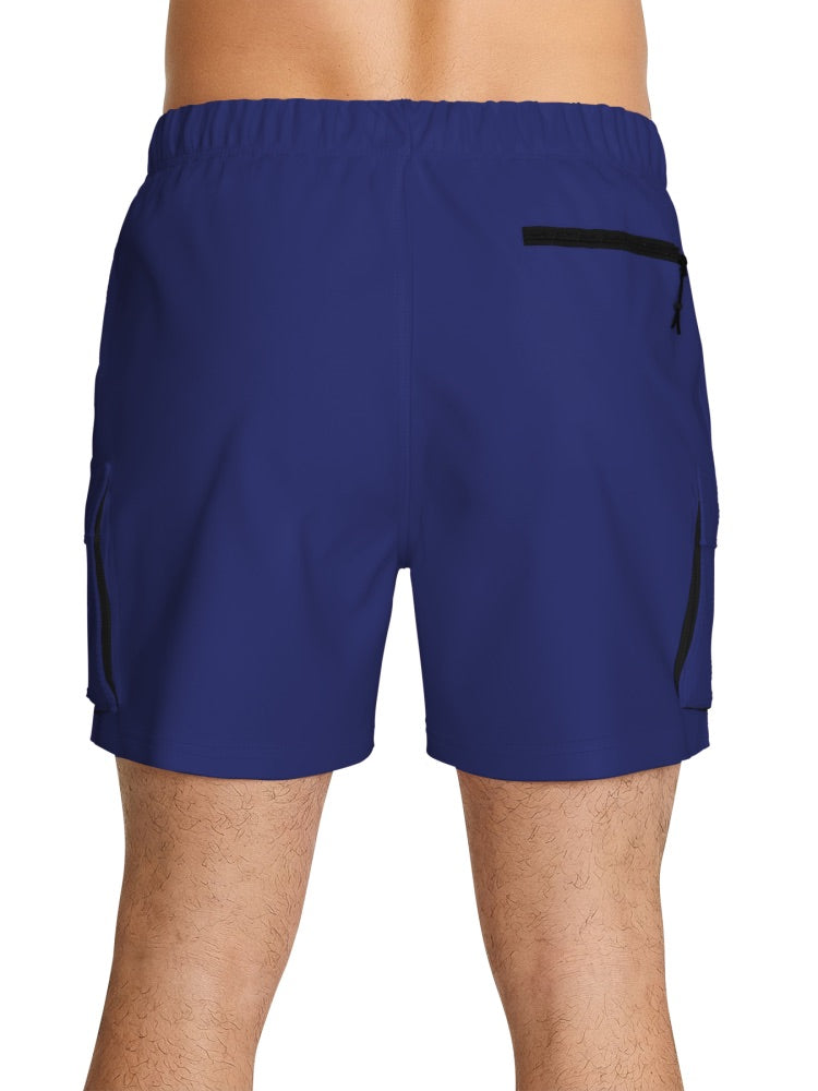 Nike Swim Voyage Essential Men's 5" Brief-Lined Volley Short - Midnight Navy alternate image 3