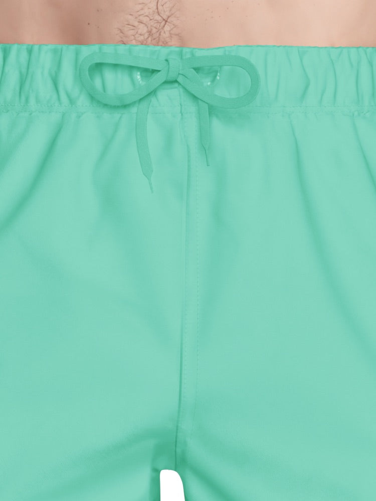 Nike Swim Voyage Essential Men's 5" Brief-Lined Volley Short - Bleached Turq alternate image 4