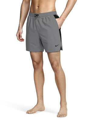Nike Swim Contend Essential Men's 7" Brief-Lined Volley Short - Cool Grey alternate image 1