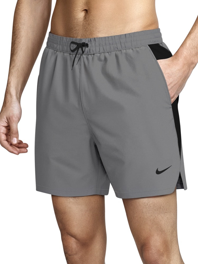 Nike Swim Contend Essential Men's 7" Brief-Lined Volley Short - Cool Grey alternate image 2