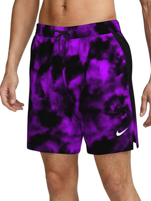 Nike Swim Contend Men's 7" Boxer Volley Short - Bright Violet alternate image 2