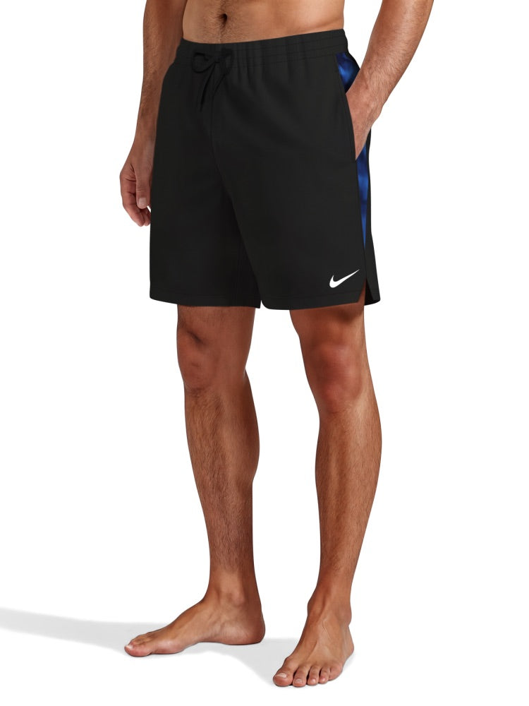 Nike Swim Contend Men's 7" Brief-Lined Volley Short - Blue Crystal alternate image 1