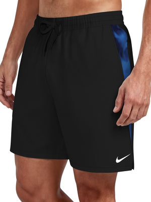Nike Swim Contend Men's 7" Brief-Lined Volley Short - Blue Crystal alternate image 2