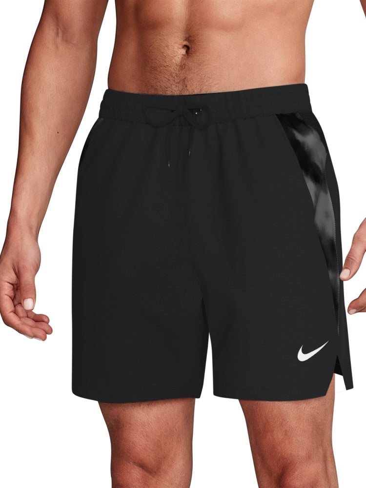 Nike Swim Contend Men's 5" Brief-Lined Volley Short - Black alternate image 2
