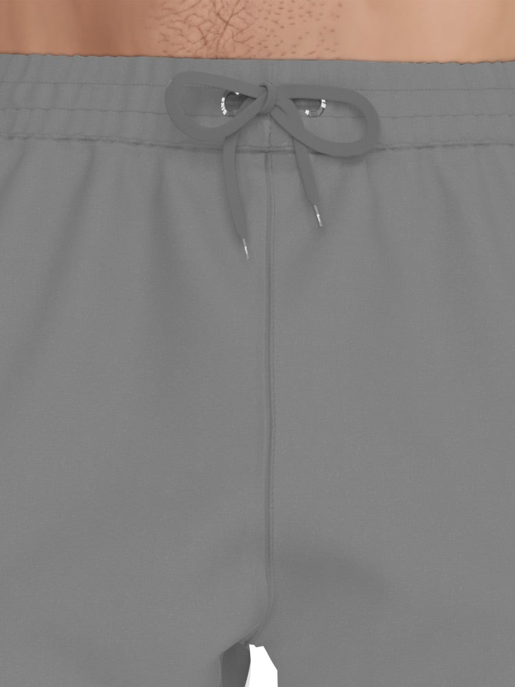 Nike Swim Contend Men's 5" Brief-Lined Volley Short - Cool Grey alternate image 4