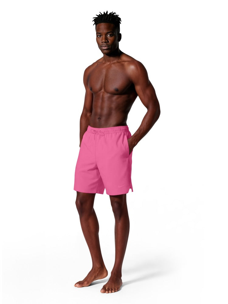 Nike Swim Fadeaway Essential Men's 7" Fully Lined Volley Short - Pink Glow