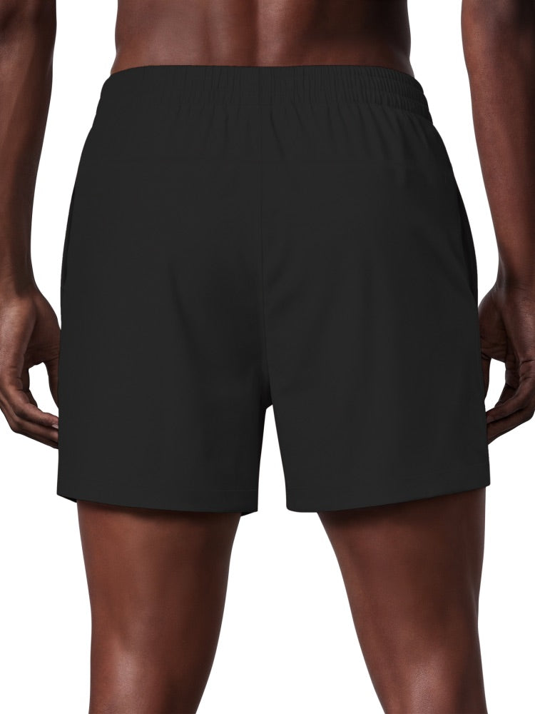 Nike Swim Fadeaway Essential Men's 5" Brief-Lined Volley Short - Black alternate image 3