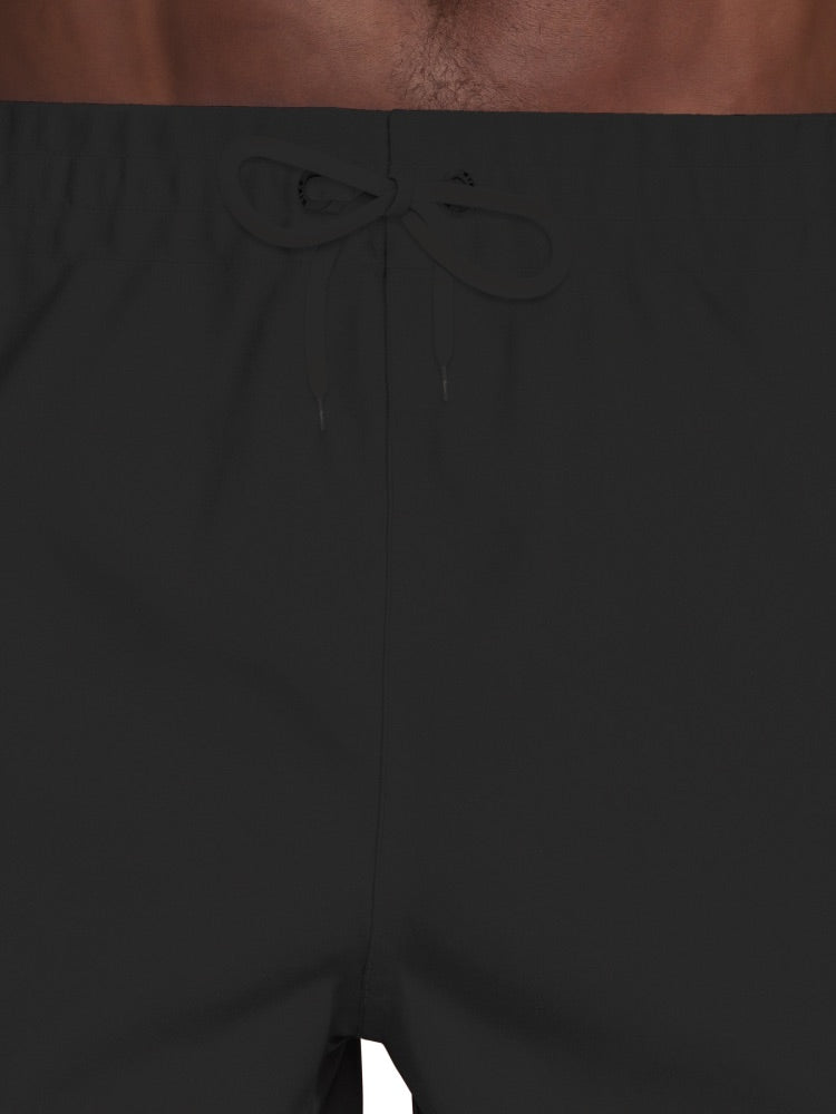 Nike Swim Fadeaway Essential Men's 5" Brief-Lined Volley Short - Black alternate image 4