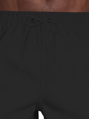 Nike Swim Fadeaway Essential Men's 5" Brief-Lined Volley Short - Black alternate image 4