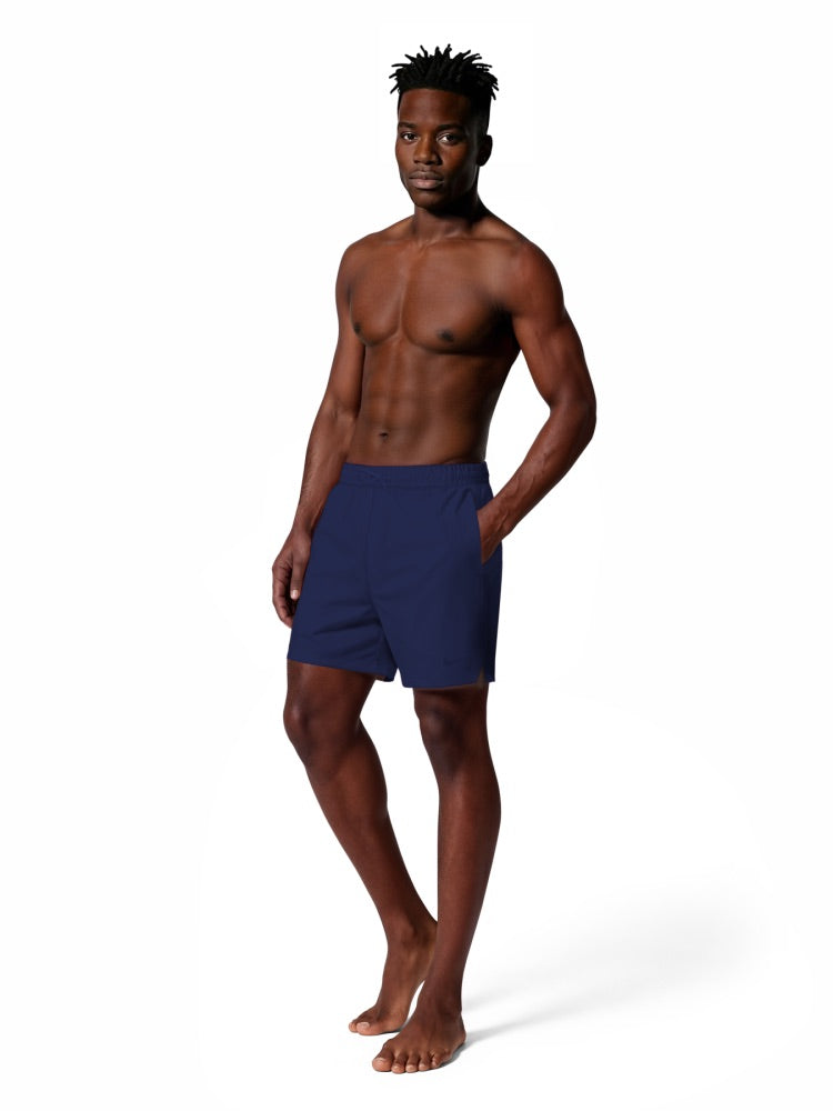 Nike Swim Fadeaway Essential Men's 5" Brief-Lined Volley Short - Midnight Navy