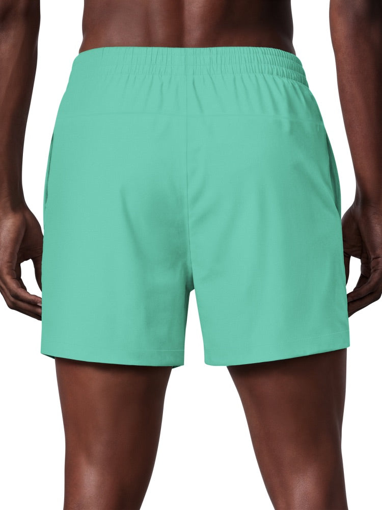 Nike Swim Fadeaway Essential Men's 5" Brief-Lined Volley Short - Bleached Turq alternate image 3