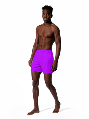 Nike Swim Fadeaway Essential Men's 5" Brief-Lined Volley Short - Bright Violet