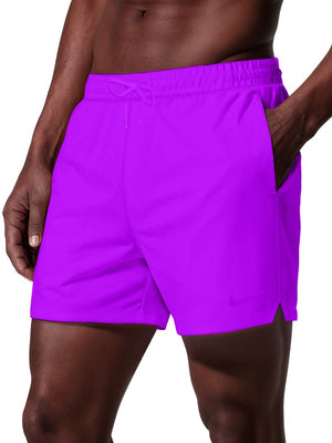 Nike Swim Fadeaway Essential Men's 5" Brief-Lined Volley Short - Bright Violet alternate image 2