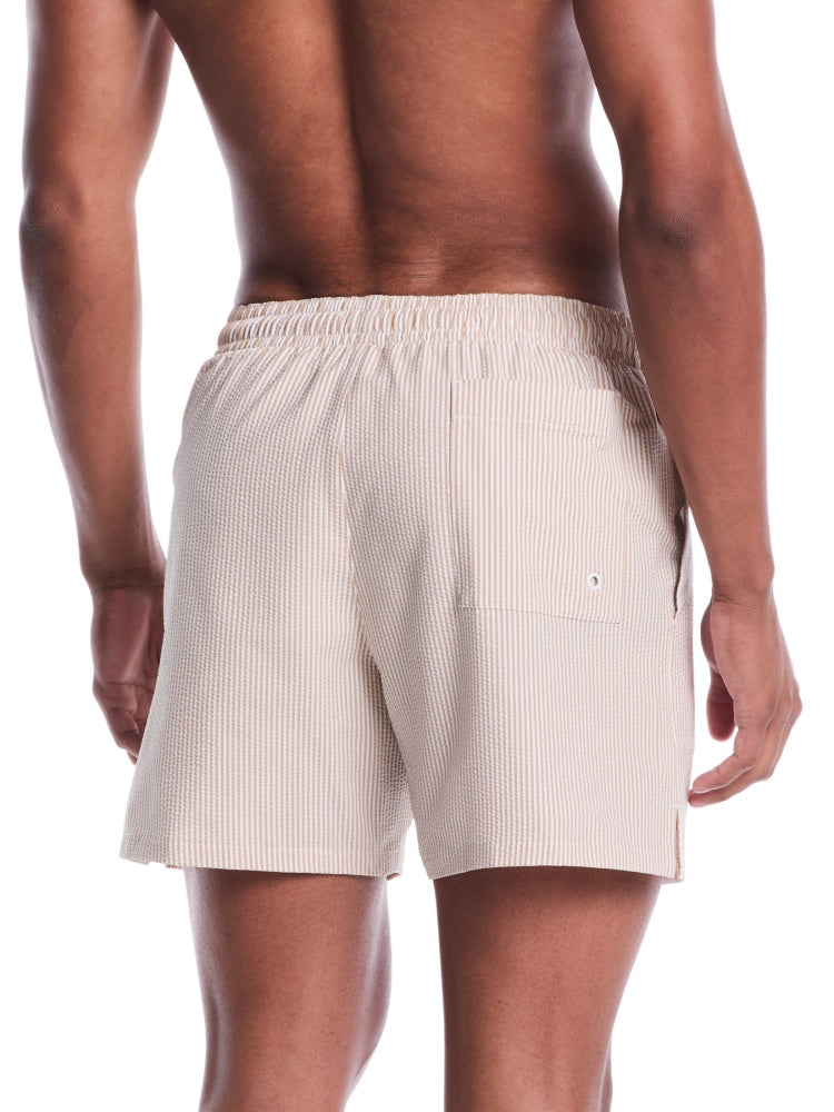 Nike Swim Breaker Men's Ripple Texture 5" Brief-Lined Volley Short - Parachute Beige alternate image 1