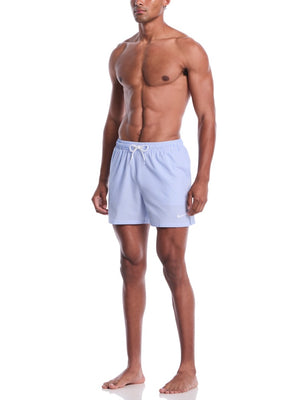 Nike Swim Breaker Men's Ripple Texture 5" Brief-Lined Volley Short - Blue Crystal alternate image 3