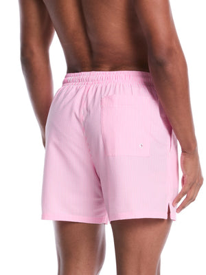 Nike Swim Breaker Men's Ripple Texture 5" Brief-Lined Volley Short - Pink Glow alternate image 1