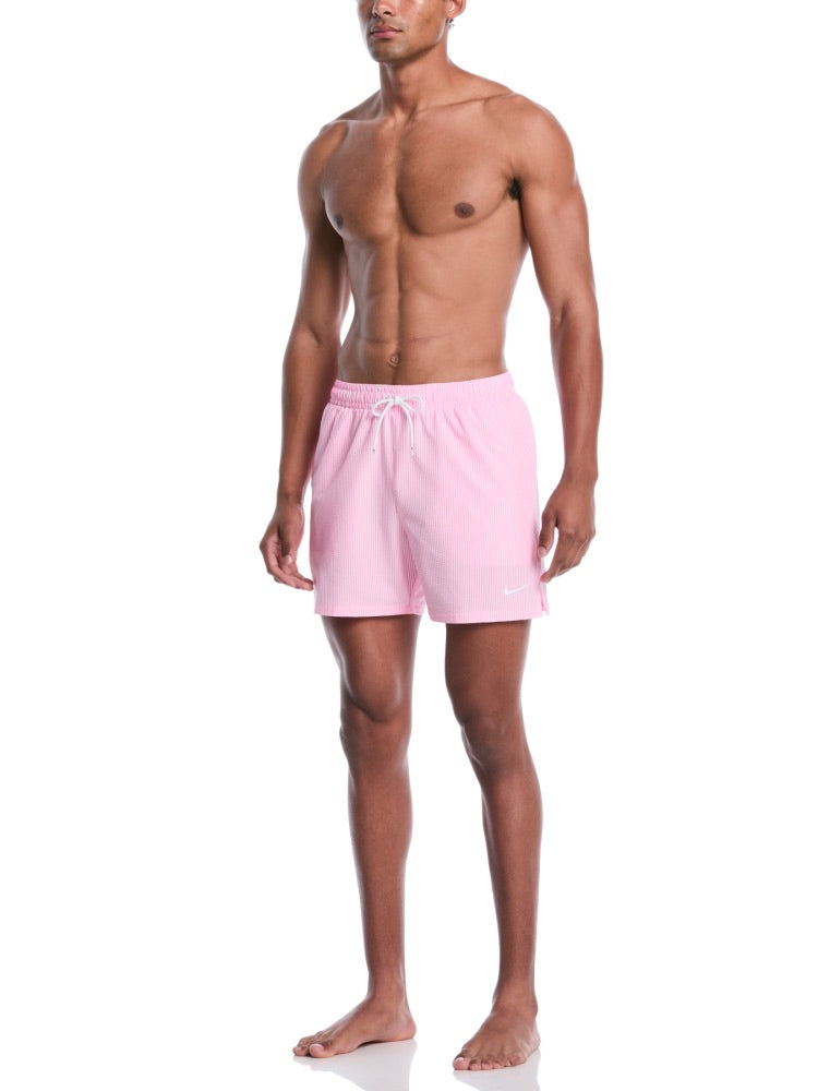 Nike Swim Breaker Men's Ripple Texture 5" Brief-Lined Volley Short - Pink Glow alternate image 3