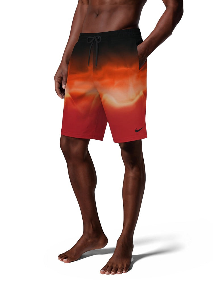 Nike Swim Breaker Men's 9" Brief-Lined Volley Short - University Red alternate image 1