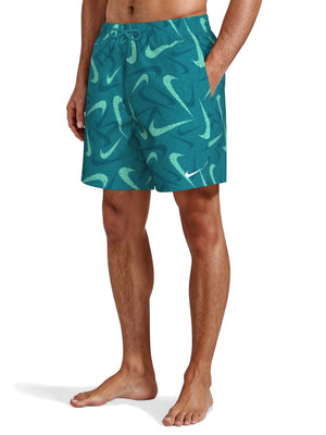 Nike Swim Breaker Men's 7" Brief-Lined Volley Short - Energy alternate image 1