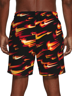 Nike Swim Breaker Men's 7" Brief-Lined Volley Short - University Red alternate image 3