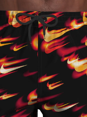 Nike Swim Breaker Men's 7" Brief-Lined Volley Short - University Red alternate image 4