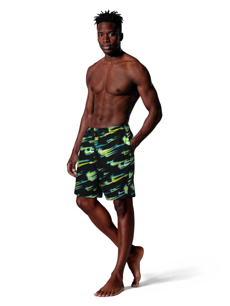 Nike Swim Breaker Men's 7" Brief-Lined Volley Short - Volt