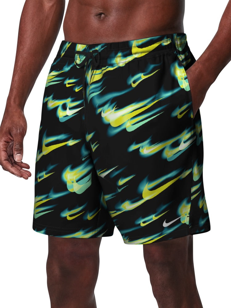 Nike Swim Breaker Men's 7" Brief-Lined Volley Short - Volt alternate image 2