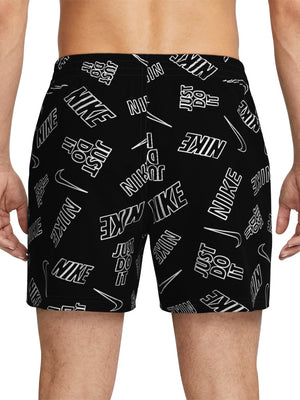 Nike Swim Breaker Men's 5" Brief-Lined Volley Short - Black alternate image 3